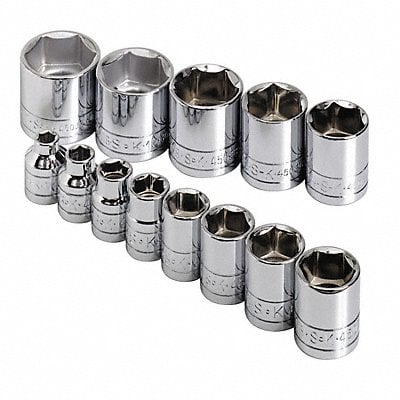 Socket Set Range 1/4 to 1in 6-Point SAE MPN:4613