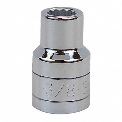 Socket Steel Chrome 3/8 in MPN:40212