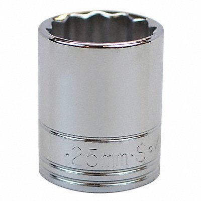 Socket Steel Chrome 25 mm MPN:40325