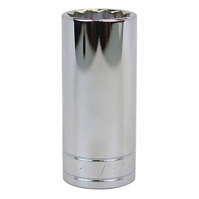 Socket Steel Chrome 1 1/16 in MPN:40834