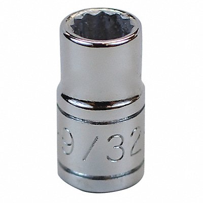 Socket Steel Chrome 9/32 in MPN:43909