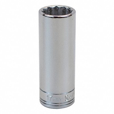 Socket Steel Chrome 17 mm MPN:8437