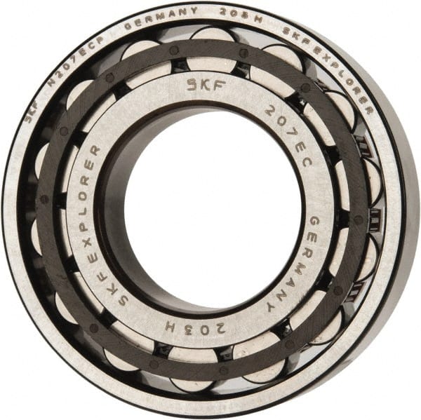 35mm Bore Diam, 72mm Outside Diam, 17mm Wide Cylindrical Roller Bearing MPN:N 207 ECP