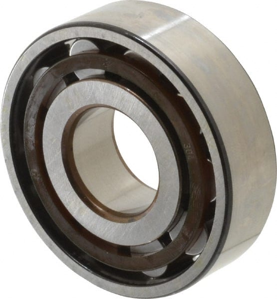 20mm Bore Diam, 52mm Outside Diam, 15mm Wide Cylindrical Roller Bearing MPN:N 304 ECP