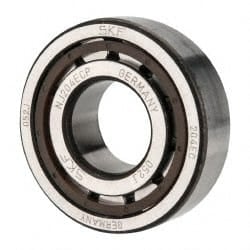 20mm Bore Diam, 47mm Outside Diam, 14mm Wide Cylindrical Roller Bearing MPN:NJ 204 ECP