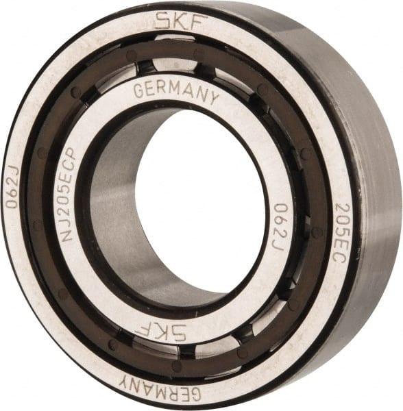 25mm Bore Diam, 52mm Outside Diam, 15mm Wide Cylindrical Roller Bearing MPN:NJ 205 ECP