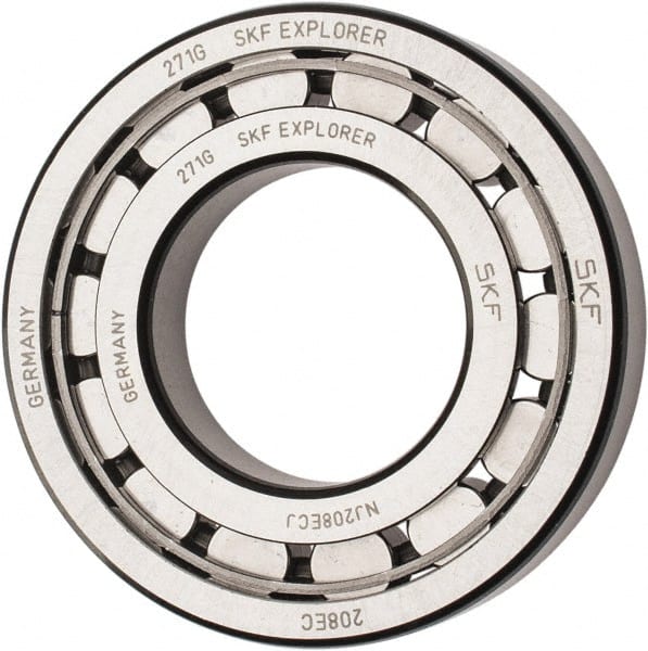 40mm Bore Diam, 80mm Outside Diam, 18mm Wide Cylindrical Roller Bearing MPN:NJ 208 ECJ