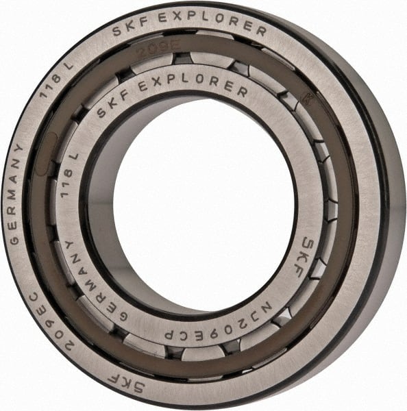 45mm Bore Diam, 85mm Outside Diam, 19mm Wide Cylindrical Roller Bearing MPN:NJ 209 ECP