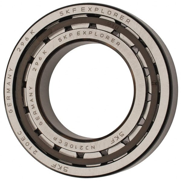 50mm Bore Diam, 90mm Outside Diam, 20mm Wide Cylindrical Roller Bearing MPN:NJ 210 ECP