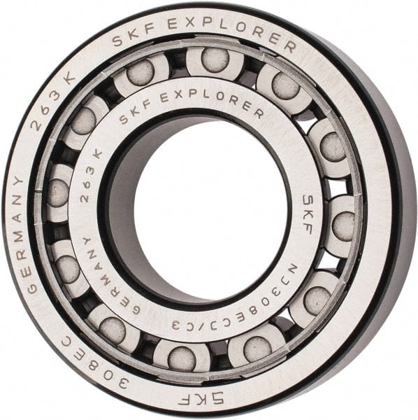 40mm Bore Diam, 90mm Outside Diam, 23mm Wide Cylindrical Roller Bearing MPN:NJ 308 ECJ/C3