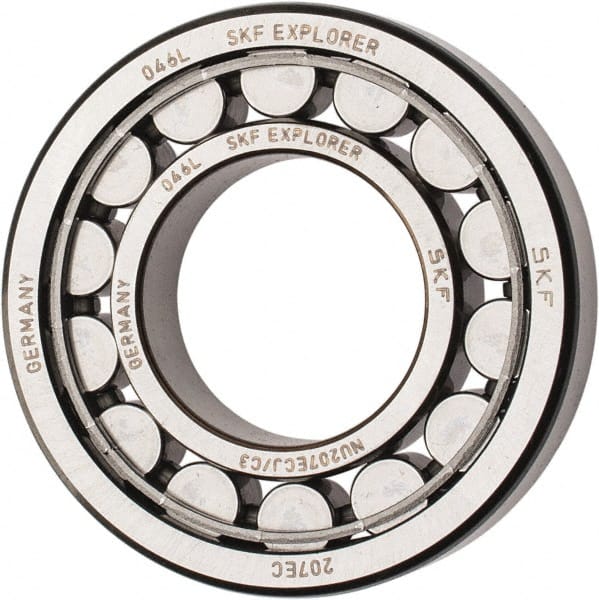 35mm Bore Diam, 72mm Outside Diam, 17mm Wide Cylindrical Roller Bearing MPN:NU 207 ECJ/C3