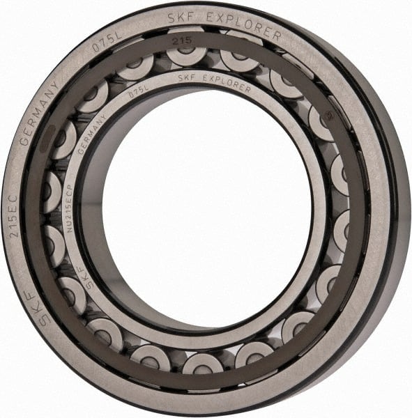 75mm Bore Diam, 130mm Outside Diam, 25mm Wide Cylindrical Roller Bearing MPN:NU 215 ECP