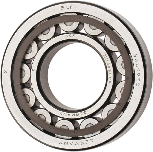 45mm Bore Diam, 100mm Outside Diam, 25mm Wide Cylindrical Roller Bearing MPN:NU 309 ECP