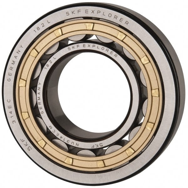 70mm Bore Diam, 150mm Outside Diam, 35mm Wide Cylindrical Roller Bearing MPN:NU 314 ECM