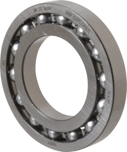 Deep Groove Ball Bearing: 62 mm OD, Open MPN:16007