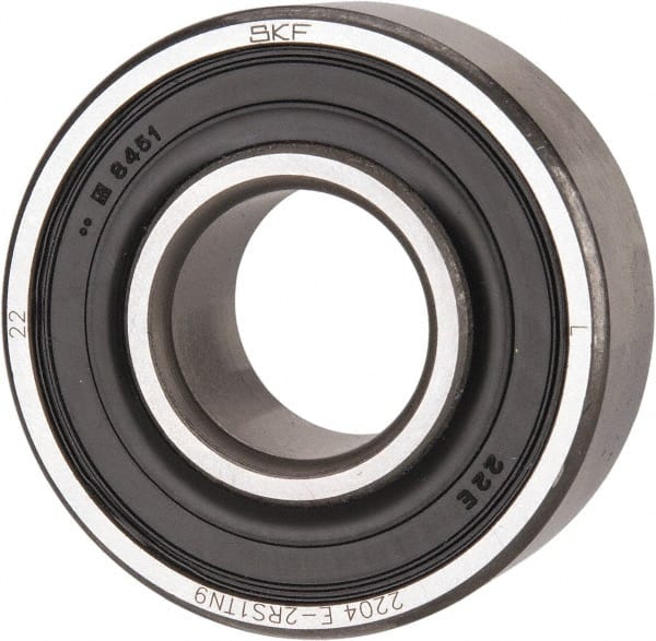 Self-Aligning Ball Bearing: 17 mm Bore Dia, 47 mm OD, 19 mm OAW MPN:2303 E-2RS1TN9