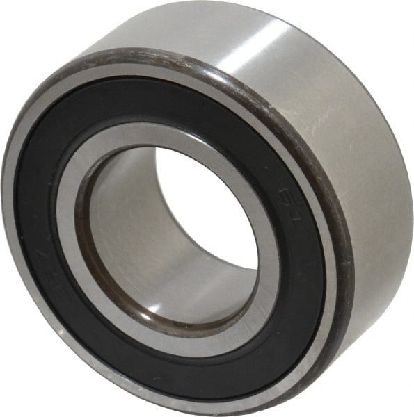 Angular Contact Ball Bearing: 25 mm Bore Dia, 52 mm OD, 20.6 mm OAW, Without Flange MPN:3205 A-2RS1/C3