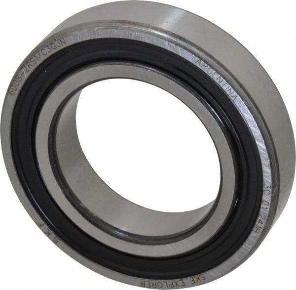 Deep Groove Ball Bearing: 68 mm OD, Double Seal MPN:6008 2RSJEM