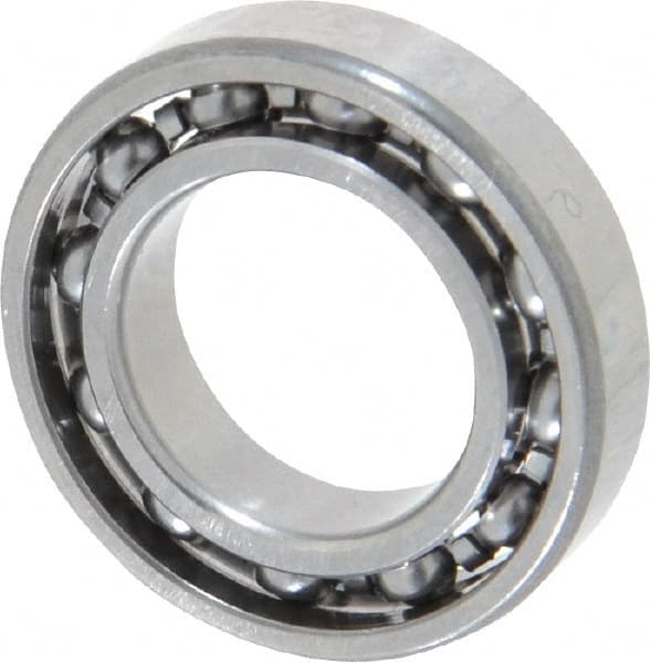 Thin Section Ball Bearing: 12 mm Bore Dia, 21 mm OD, 5 mm OAW, Open MPN:61801