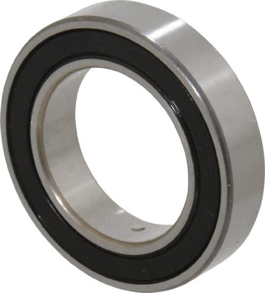 Thin Section Ball Bearing: 20 mm Bore Dia, 32 mm OD, 7 mm OAW, Double Seal MPN:61804-2RS1