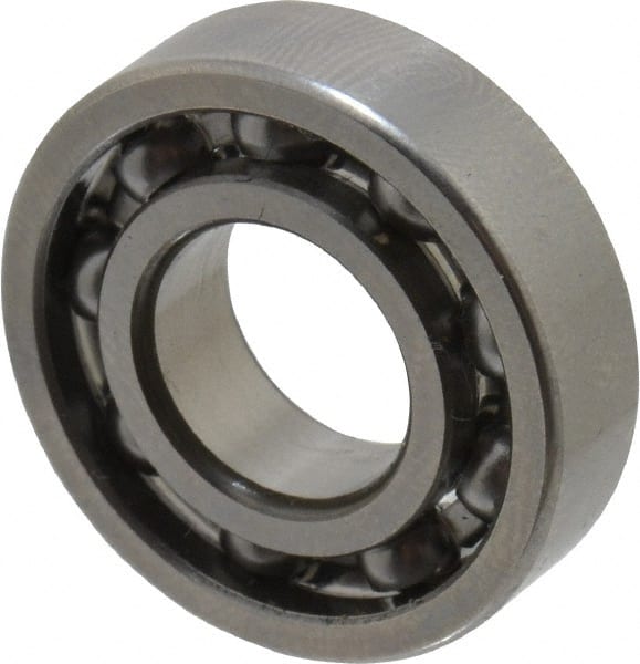 Thin Section Ball Bearing: 10 mm Bore Dia, 22 mm OD, 6 mm OAW, Open MPN:61900