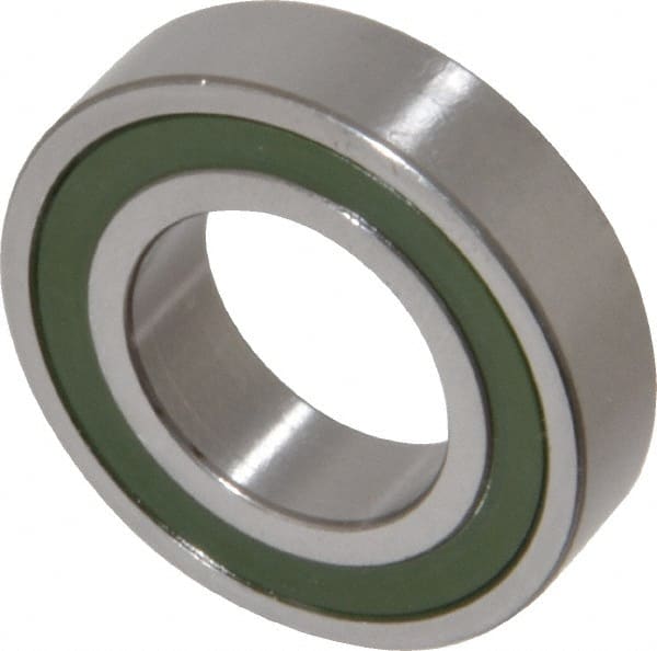 Thin Section Ball Bearing: 20 mm Bore Dia, 37 mm OD, 9 mm OAW, Double Seal MPN:61904-2RZ