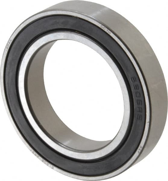 Thin Section Ball Bearing: 30 mm Bore Dia, 47 mm OD, 9 mm OAW, Double Seal MPN:61906-2RS1