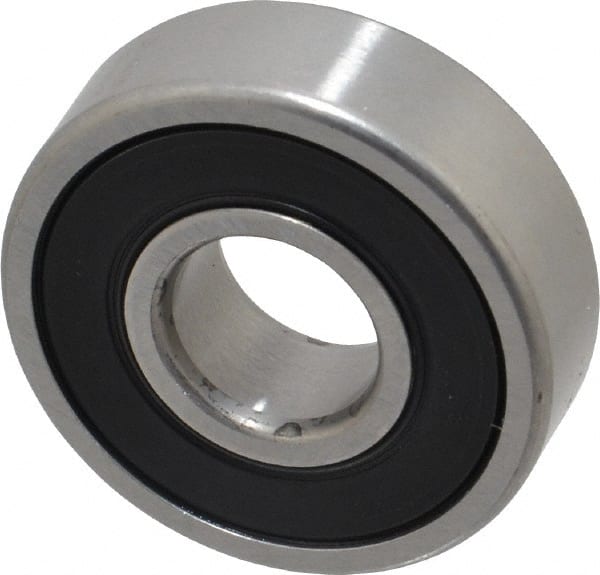 Deep Groove Ball Bearing: 32 mm OD, Double Seal MPN:6201 2RSJEM