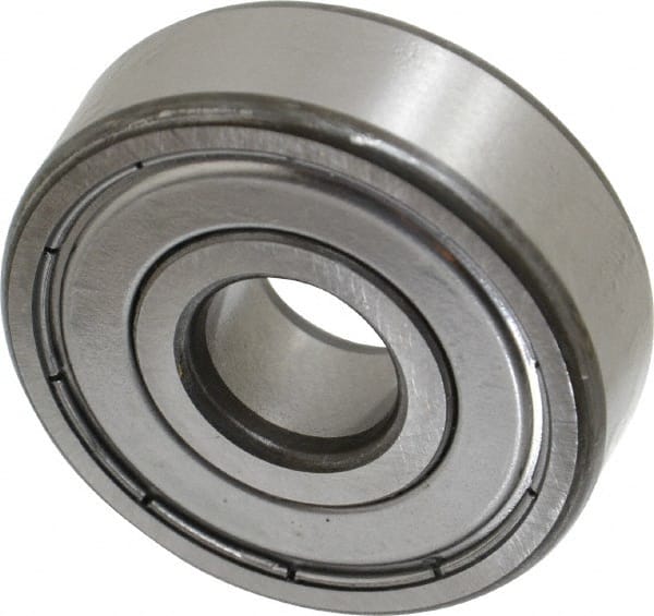 Deep Groove Ball Bearing: 37 mm OD, Double Shield MPN:6301 2ZJEM