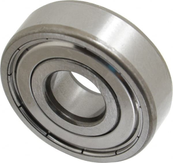 Deep Groove Ball Bearing: 42 mm OD, Double Shield MPN:6302 2ZJEM