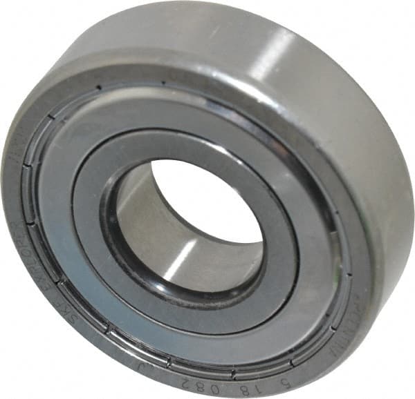 Deep Groove Ball Bearing: 52 mm OD, Double Shield MPN:6304 2ZJEM