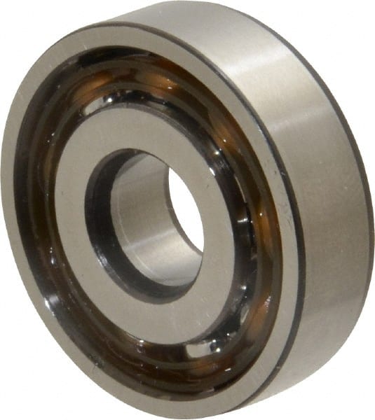 Angular Contact Ball Bearing: 10 mm Bore Dia, 30 mm OD, 9 mm OAW, Without Flange MPN:7200 BEP