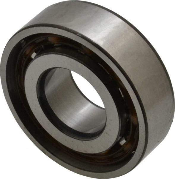 Angular Contact Ball Bearing: 15 mm Bore Dia, 35 mm OD, 11 mm OAW, Without Flange MPN:7202 BECBP