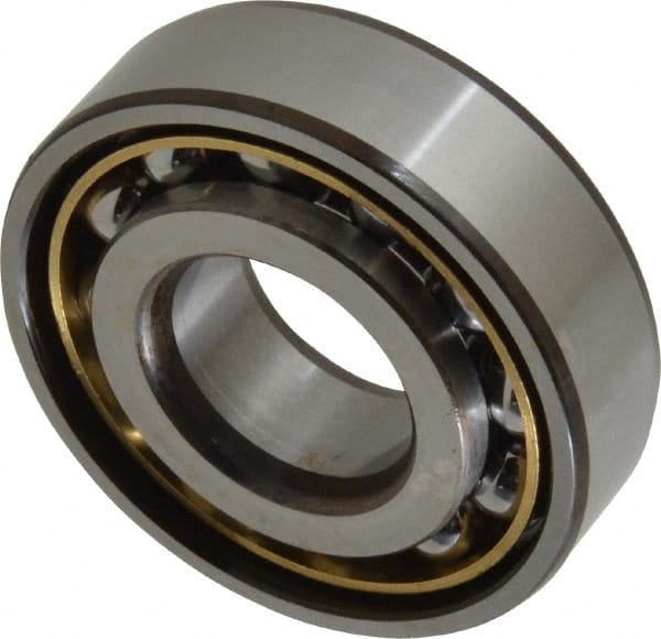 Angular Contact Ball Bearing: 20 mm Bore Dia, 47 mm OD, 14 mm OAW, Without Flange MPN:7204 BECBY