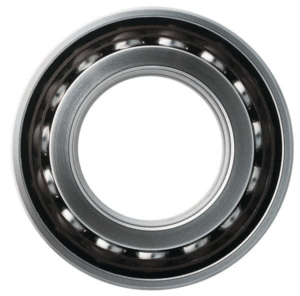 Angular Contact Ball Bearing: 25 mm Bore Dia, 52 mm OD, 15 mm OAW, Without Flange MPN:7205 BECBP