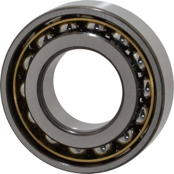 Angular Contact Ball Bearing: 25 mm Bore Dia, 52 mm OD, 15 mm OAW, Without Flange MPN:7205 BEGAY