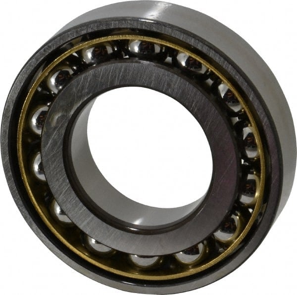 Angular Contact Ball Bearing: 40 mm Bore Dia, 80 mm OD, 18 mm OAW, Without Flange MPN:7208 BECBY