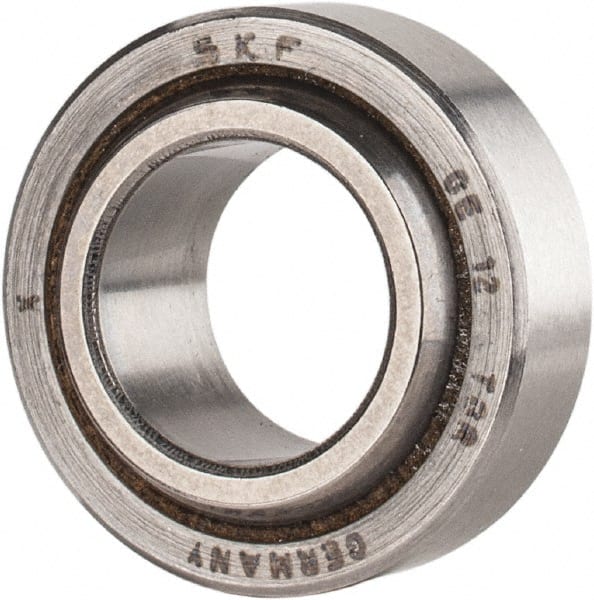 12mm Bore Diam, 3,375 Lb Dynamic Capacity, Spherical Plain Bearing MPN:GE 12 TXGR