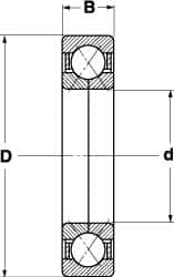 Angular Contact Ball Bearing: 90 mm Bore Dia, 160 mm OD, 30 mm OAW, Without Flange MPN:QJ 218 N2MA