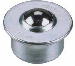 Ball Transfer: 22 mm Ball Dia, Stainless Steel, Round Base MPN:BT 522-0-15