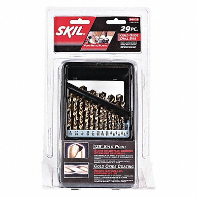 29pc Gold Oxide Drill Bit Set MPN:98029