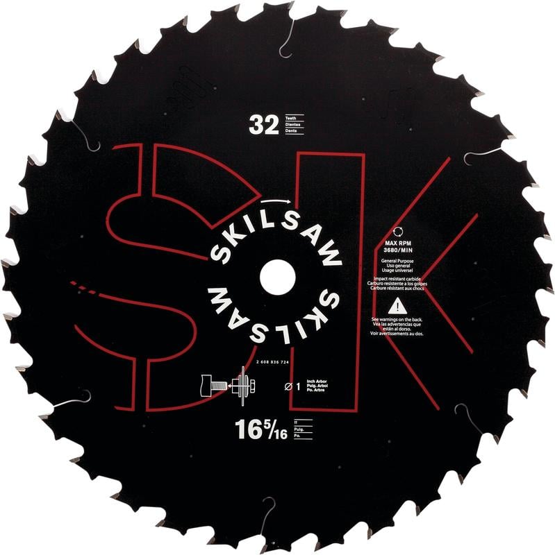 Wet & Dry Cut Saw Blade: 8-1/4