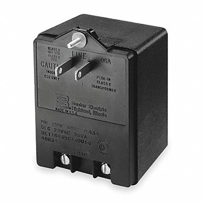 Plug-In Transformer 120V In/24V Out 35VA MPN:ETF-233