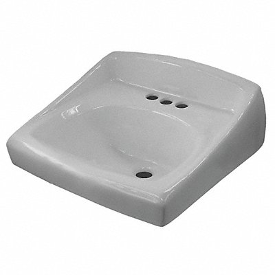 Sloan Sink DShape 16-3/4inx16-3/4inx7in MPN:SS-3003-A