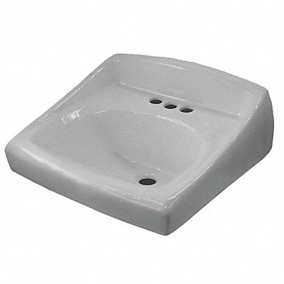 Sloan Sink DShape 16-3/4inx16-3/4inx7in MPN:SS-3803-A