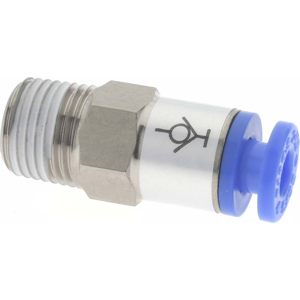 Push-to-Connect Tube Fitting: Connector, 1/8