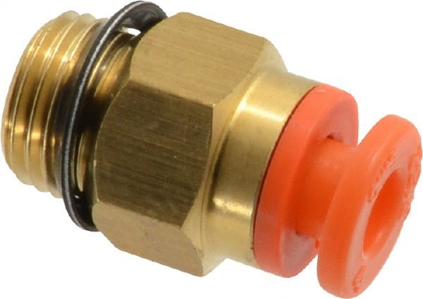 Push-to-Connect Tube Fitting: Connector, 1/8