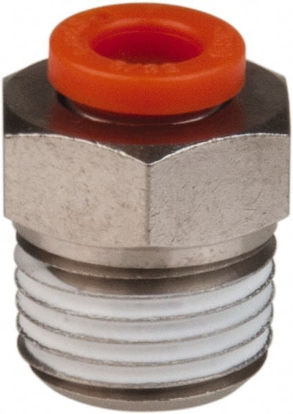 Push-to-Connect Tube Fitting: Connector, 1/8