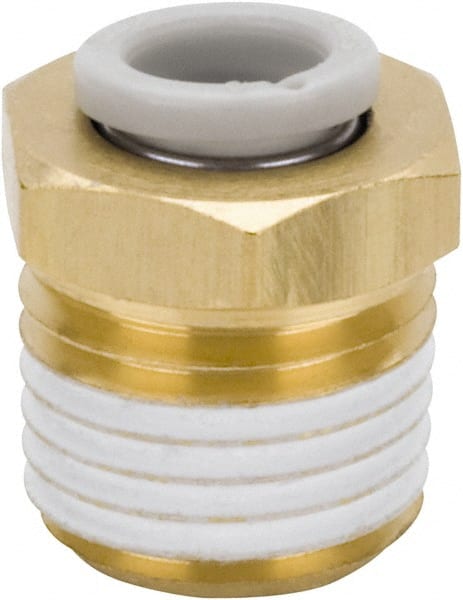 Push-to-Connect Tube Fitting: Connector, 1/4