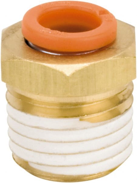 Push-to-Connect Tube Fitting: Connector, 1/8
